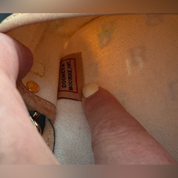 Vintage Dooney and Bourke Orange Wristlet Y2K - Picture 6 of 9